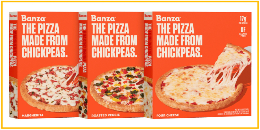 Banza Frozen Pizzas