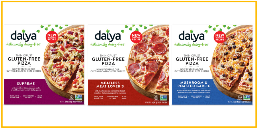 Daiya Frozen Pizzas