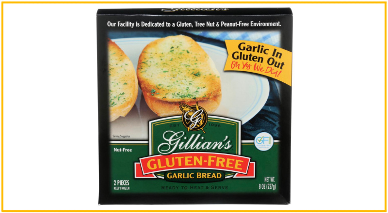 Gillian's Gluten Free garlic bread