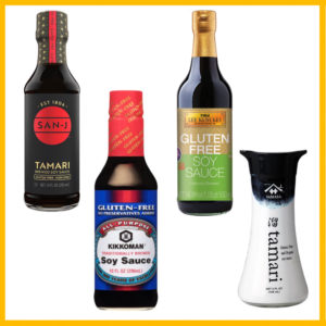 Gluten Free Soy Sauce brands and Tamari brands