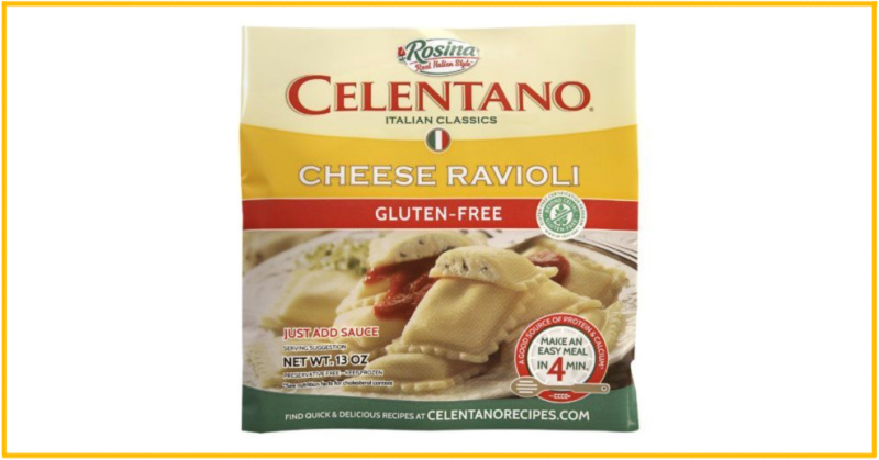 Rolina Celentano gluten free cheese ravioli