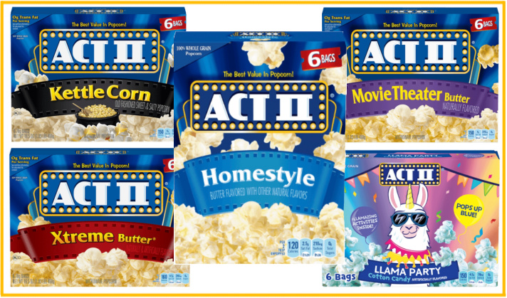 Act II microwave popcorn