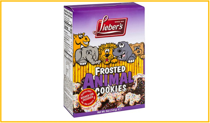 Lieber's frosted animal crackers